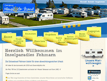 Tablet Screenshot of camping-klausdorferstrand.de